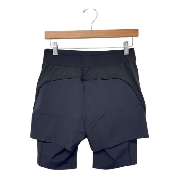 NWT On Cloud | Women’s Black Running Active Shorts Two in One Size Large - Picture 6 of 8